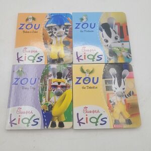 Chick-fil-A Kids Meal mini board books  Zou Lot Of 4 Books Chickfila